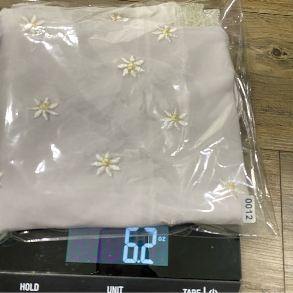 MOTEL Rocks Daisy Bodycon Dress in White Daisy Embroidered Mini Size M - Picture 12 of 12